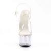 Pleaser - ADORE708LS Sandale à bride à la cheville, Pole dance chaussures - Chaussures de pole dance - Transparent Product image